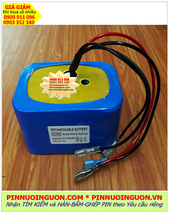 Pin sạc 6v-D10000mAh; Pin nuôi nguồn 6v-D10000mAh, Pin chất lượng cao Grepow 6v-D10000mAh